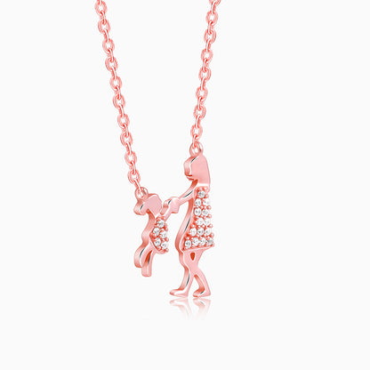 Rose Gold Always Us Necklace