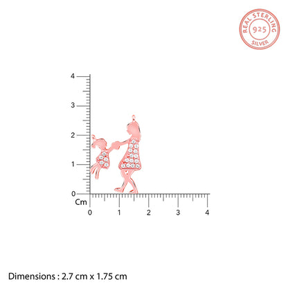 Rose Gold Always Us Necklace