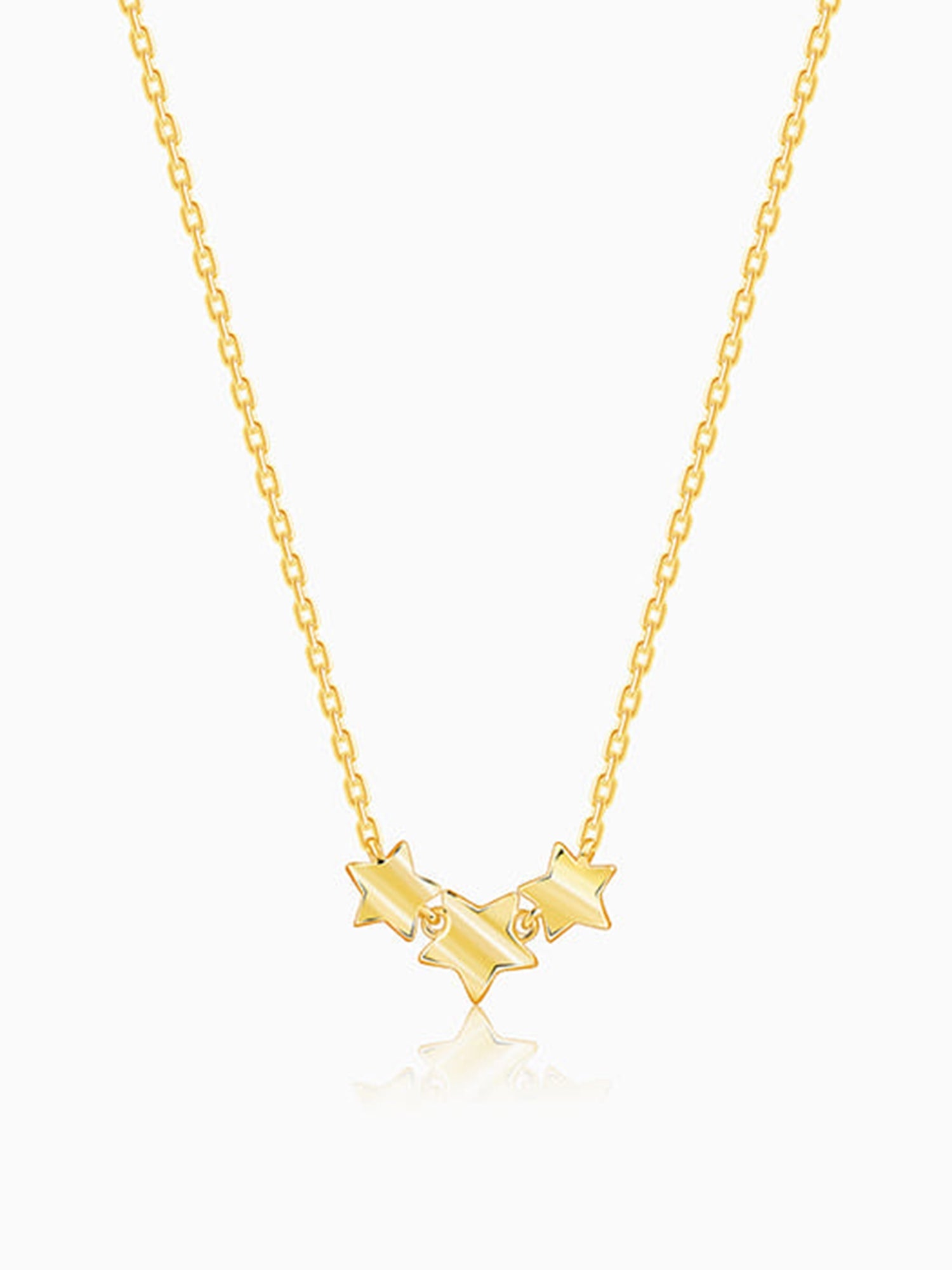 Gold Stellar Glow Necklace