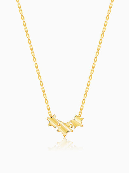 Gold Stellar Glow Necklace