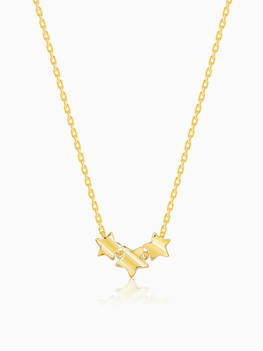 Gold Stellar Glow Necklace