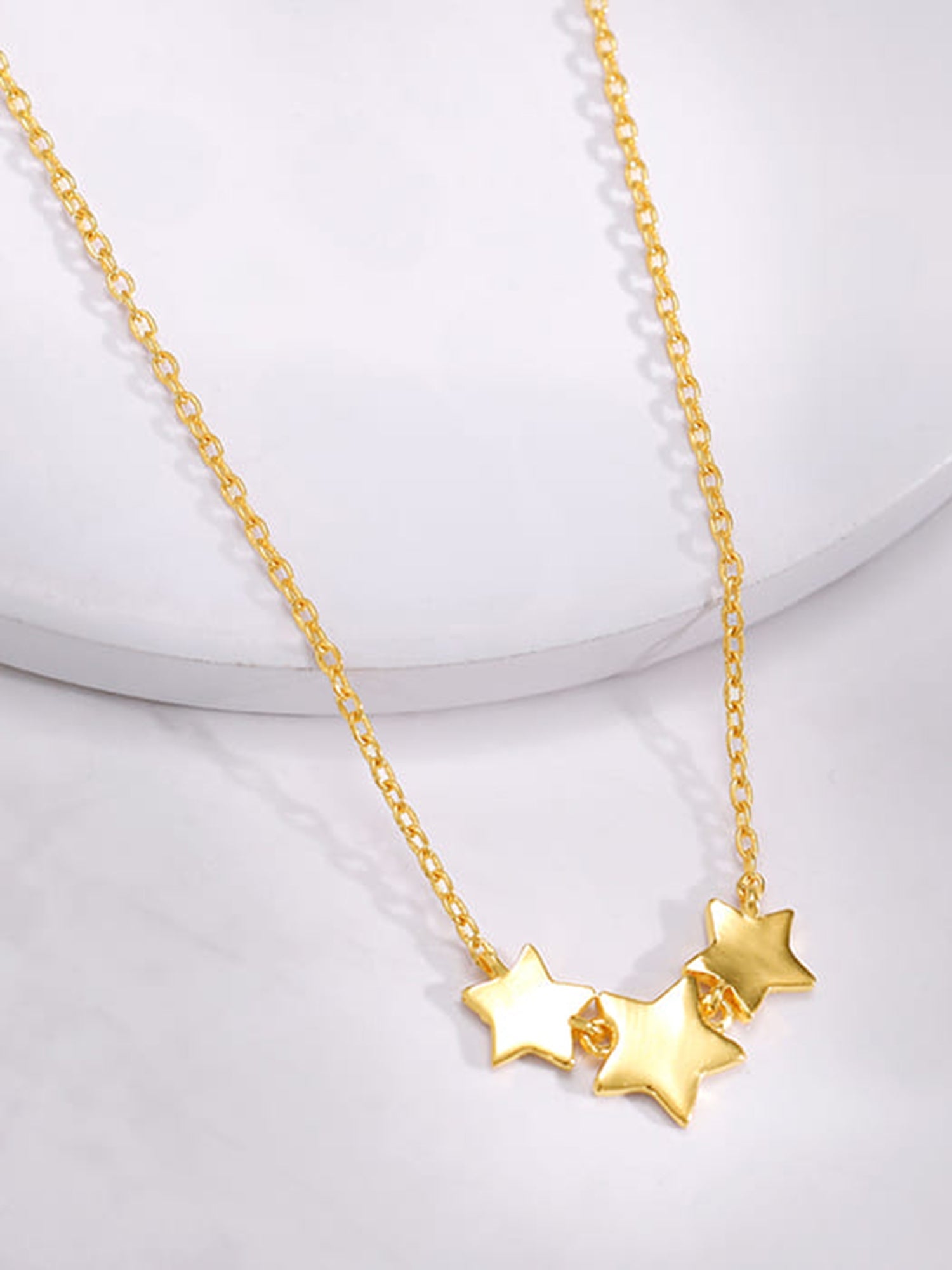 Gold Stellar Glow Necklace
