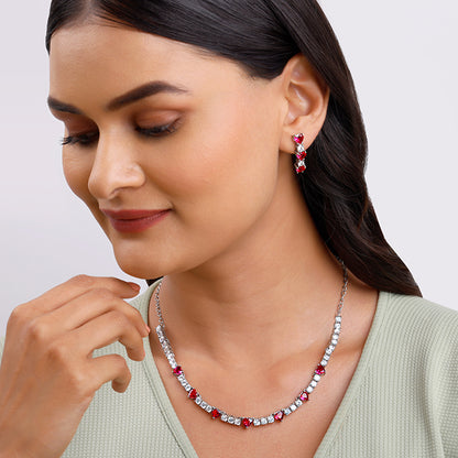 Silver Crimson Crush Set