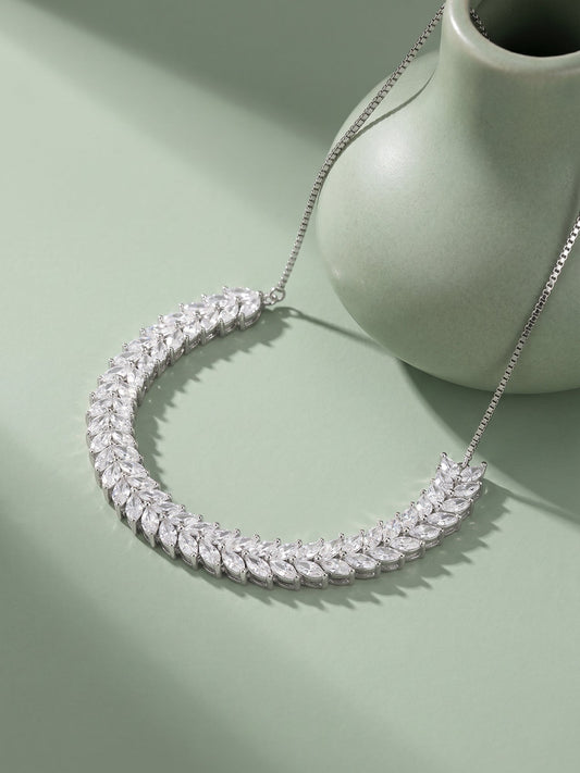 Silver Joan Choker Necklace