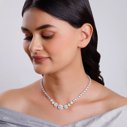 Silver Angelina Necklace