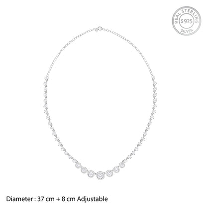 Silver Angelina Necklace