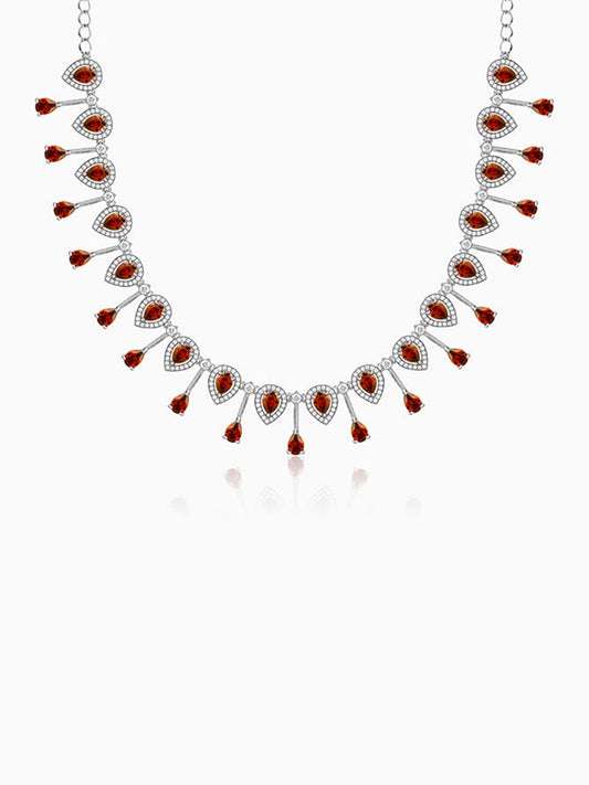 Silver Viola Necklace