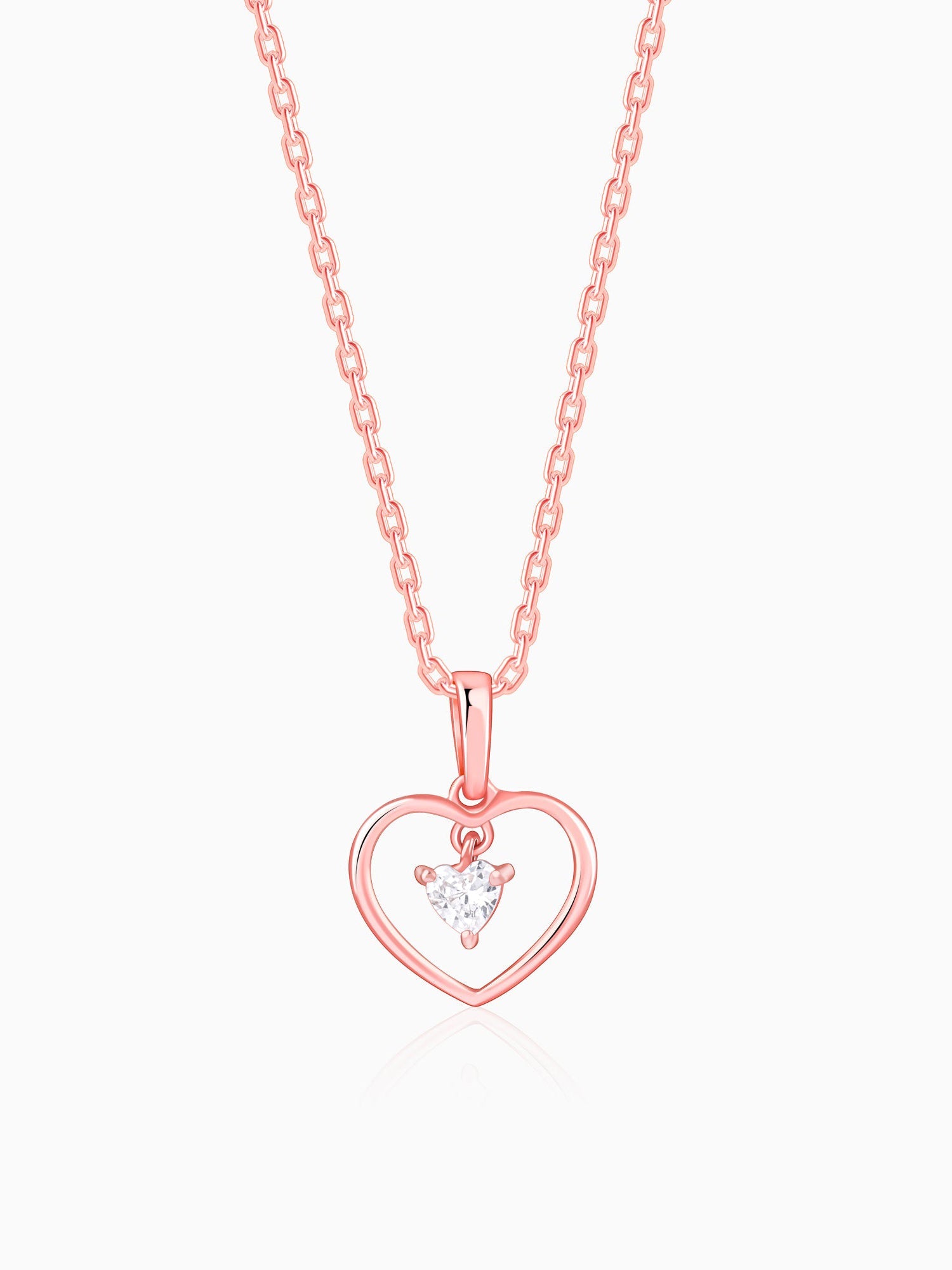 Rose Gold Your Lover Pendant With Link Chain
