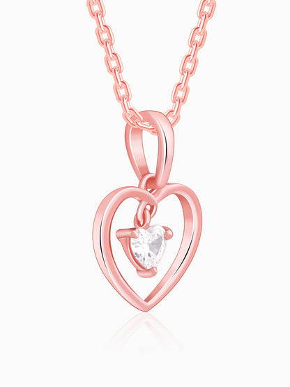 Rose Gold Your Lover Pendant With Link Chain