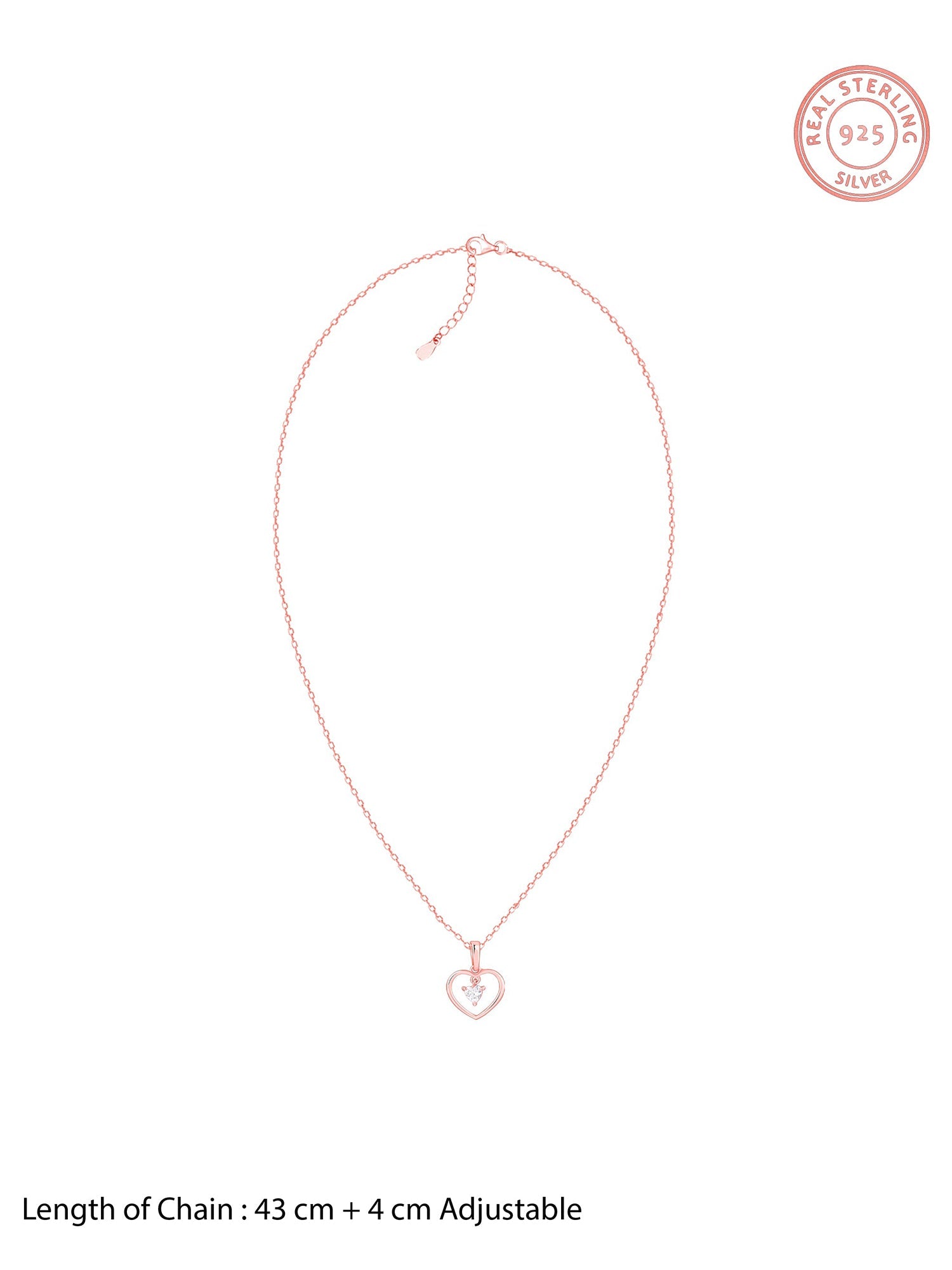 Rose Gold Your Lover Pendant With Link Chain