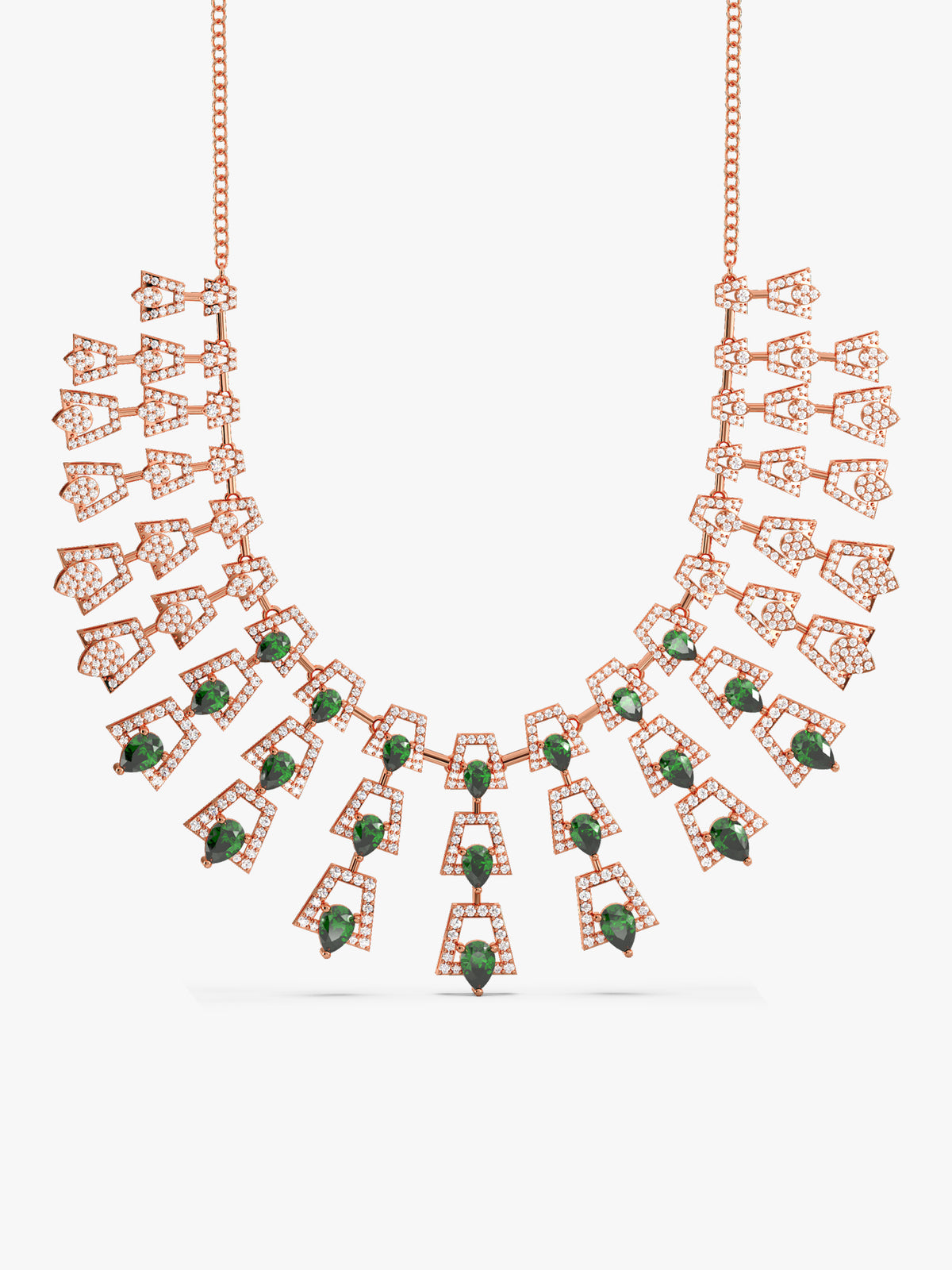 Rose Gold Alexandra Necklace