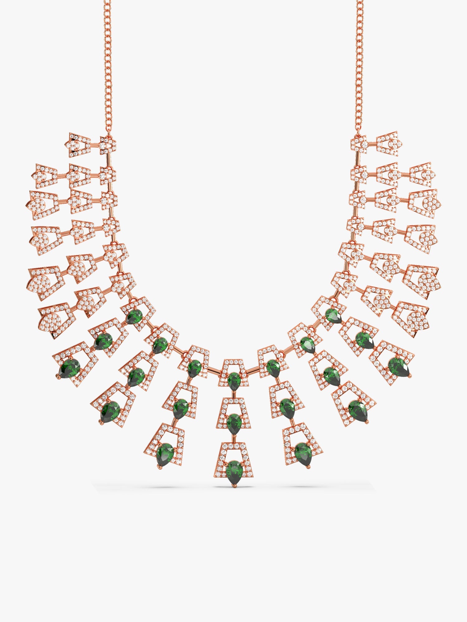 Rose Gold Alexandra Necklace
