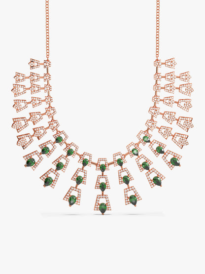 Rose Gold Alexandra Necklace