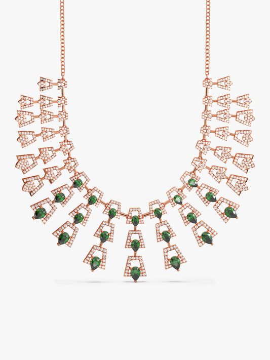 Rose Gold Alexandra Necklace