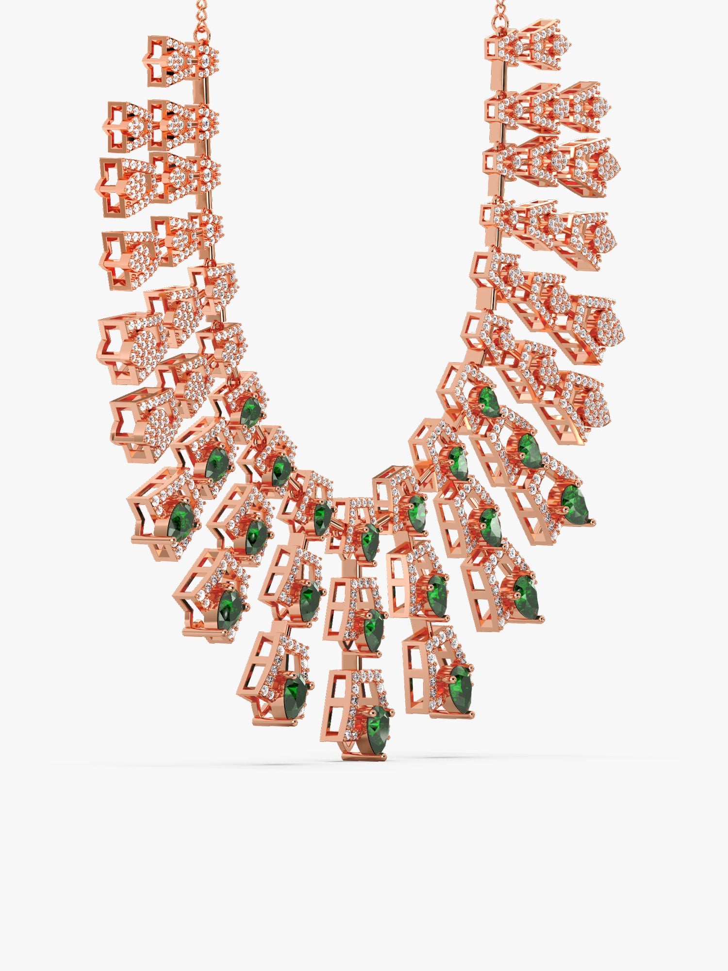 Rose Gold Alexandra Necklace