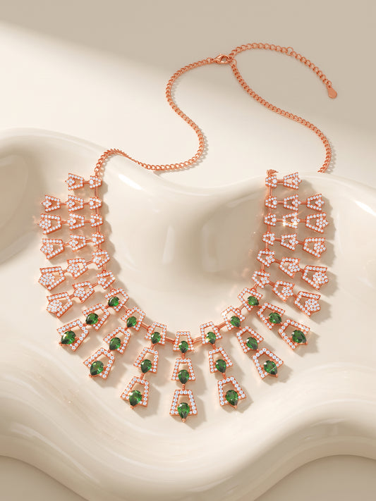 Rose Gold Alexandra Necklace