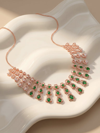 Rose Gold Alexandra Necklace
