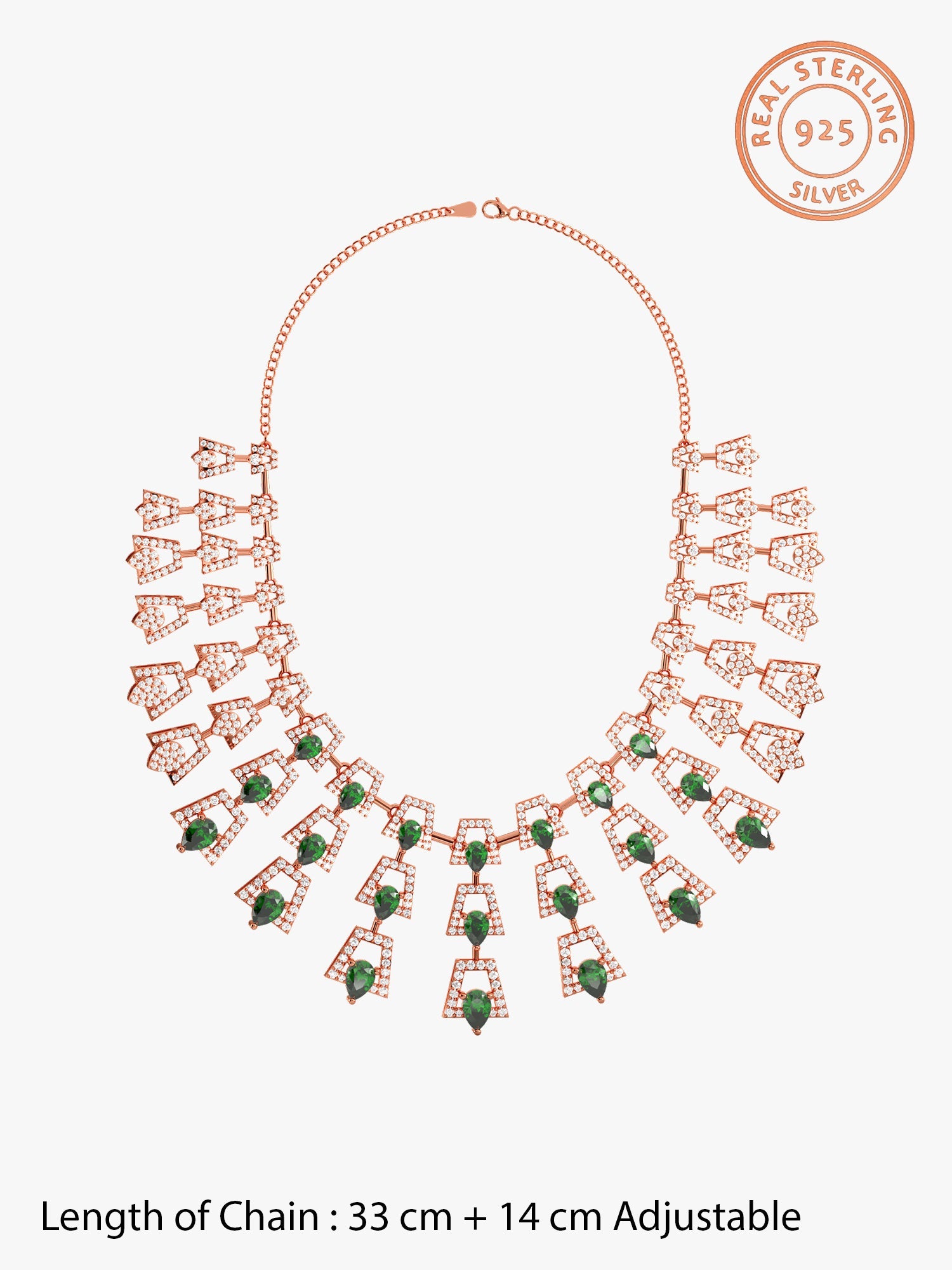Rose Gold Alexandra Necklace