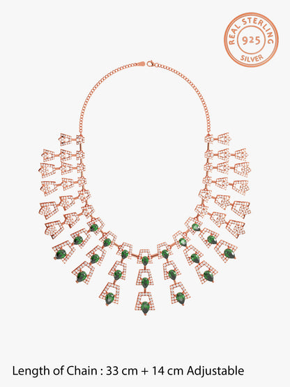 Rose Gold Alexandra Necklace