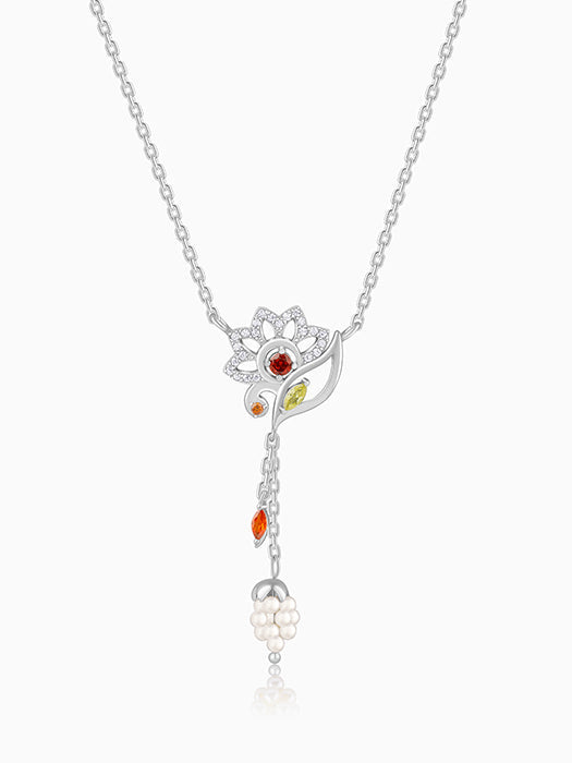 Silver Bhavani Necklace