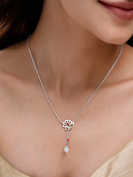 Silver Bhavani Necklace