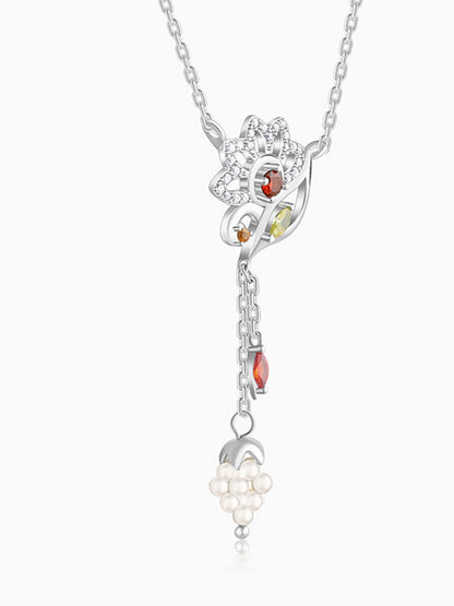 Silver Bhavani Necklace