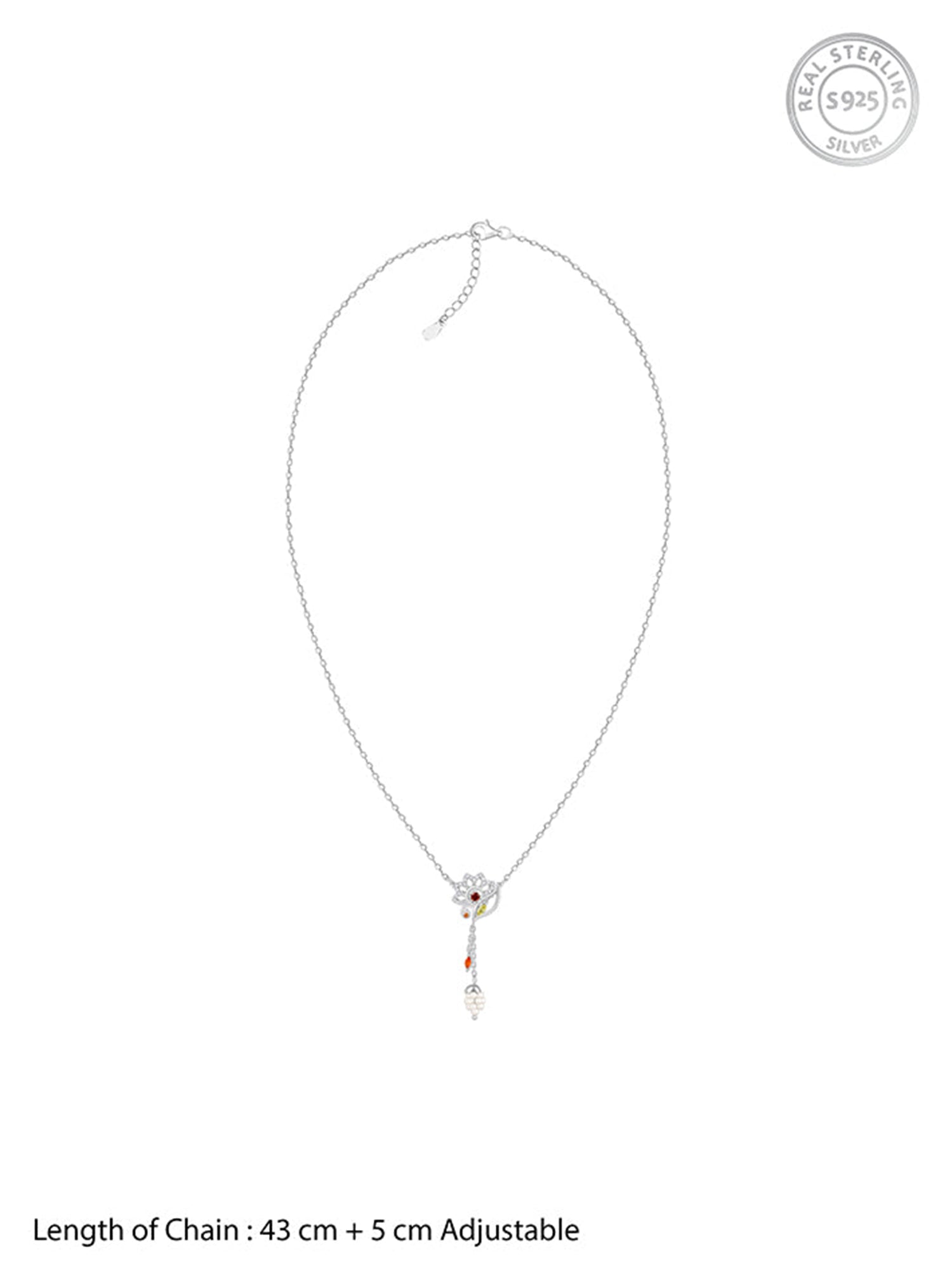 Silver Bhavani Necklace