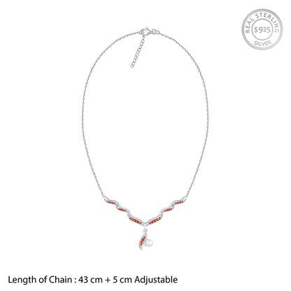 Silver Gaia Necklace