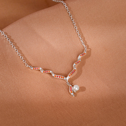 Silver Gaia Necklace