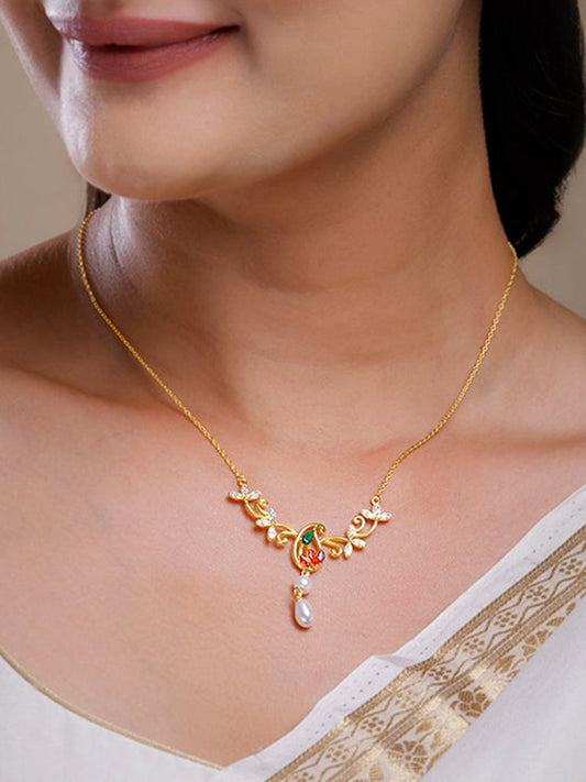 Golden Parvati Necklace