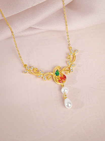 Golden Parvati Necklace