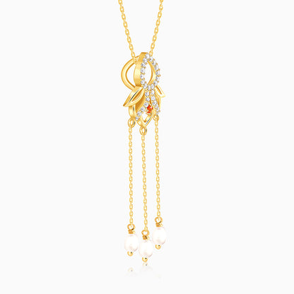 Golden Gauri Pendant With Link Chain