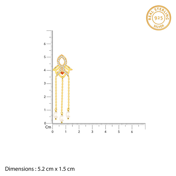 Golden Gauri Pendant With Link Chain