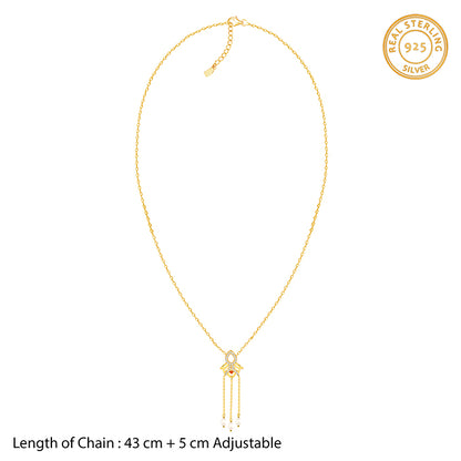 Golden Gauri Pendant With Link Chain