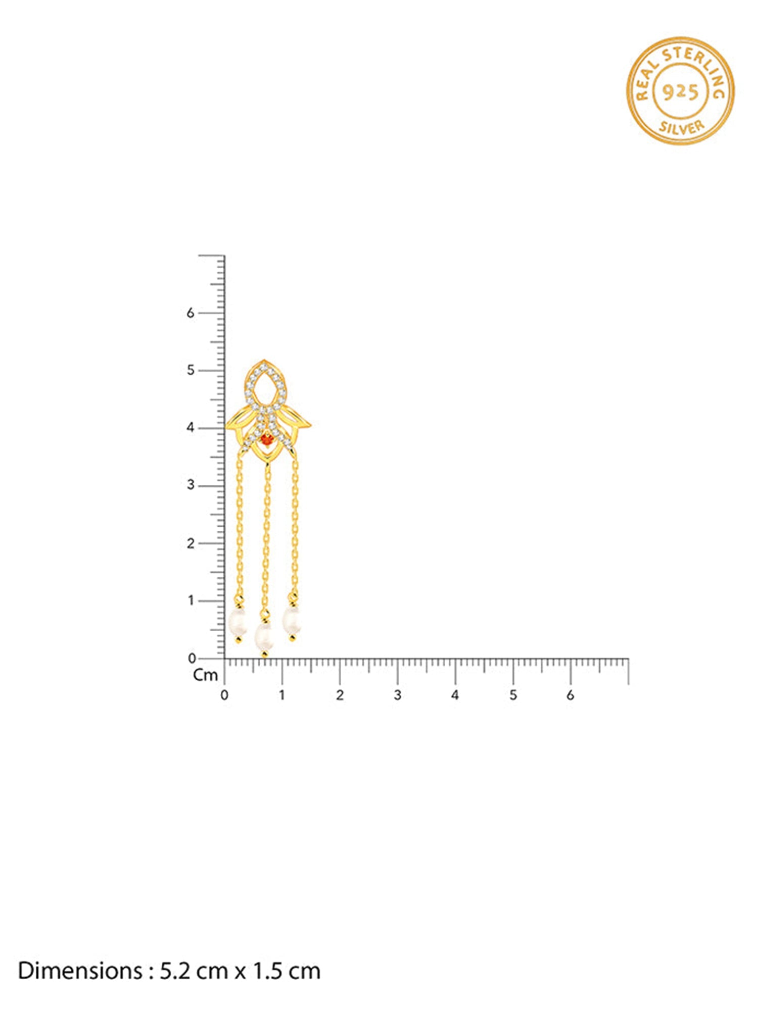 Golden Gauri Pendant With Link Chain