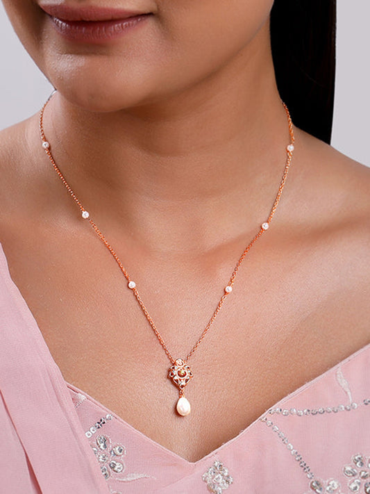 Rose Gold Athena Necklace
