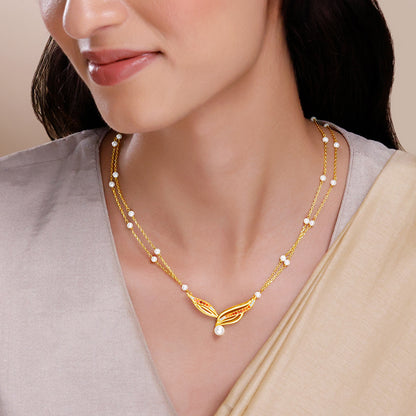 Golden Mahadevi Necklace