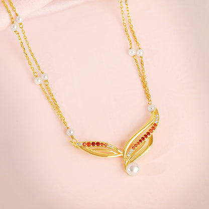 Golden Mahadevi Necklace
