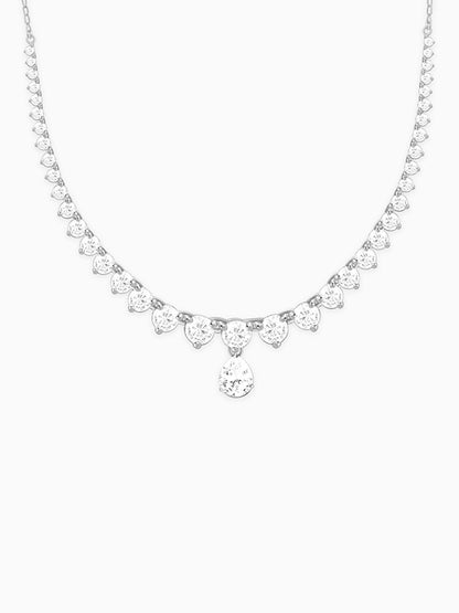 Silver Dewdrop Necklace