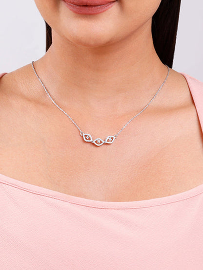 Silver First Glam Necklace