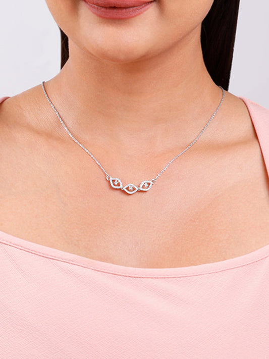 Silver First Glam Necklace