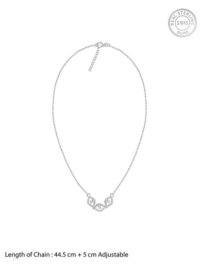 Silver First Glam Necklace