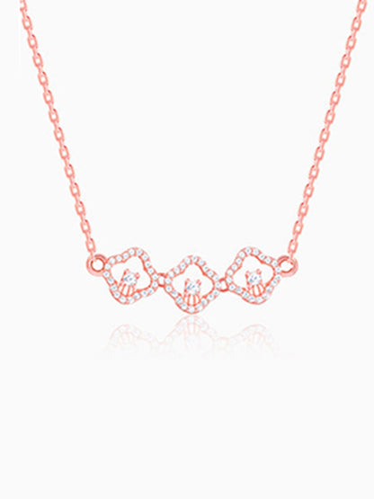 Rose Gold Classic Spark Necklace