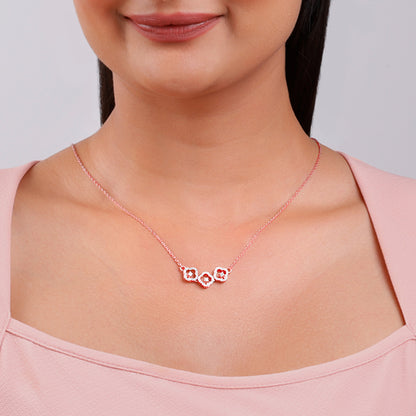 Rose Gold Classic Spark Necklace