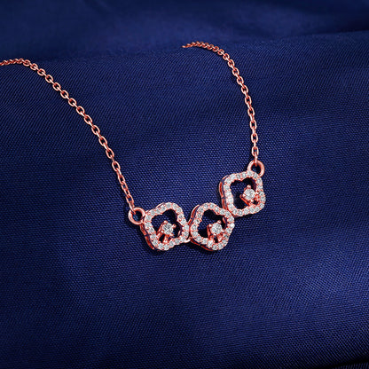 Rose Gold Classic Spark Necklace