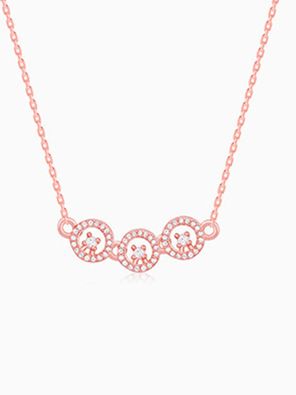 Rose Gold Circular Grace Necklace