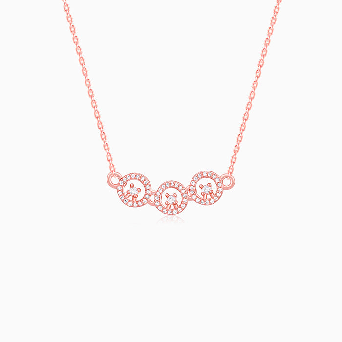 Rose Gold Circular Grace Necklace