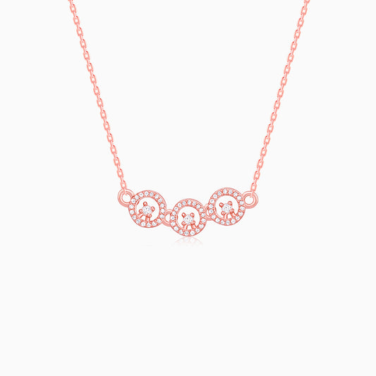 Rose Gold Circular Grace Necklace
