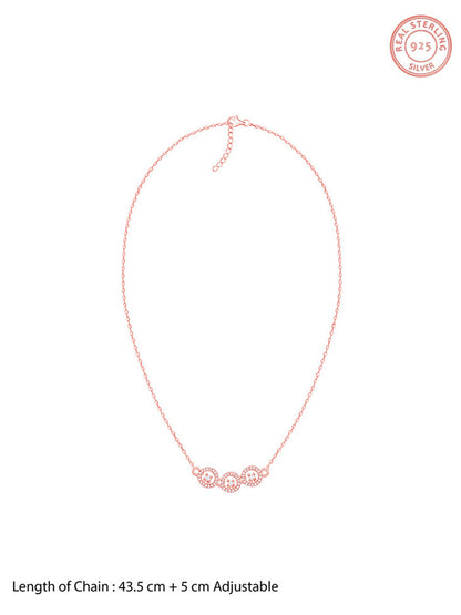 Rose Gold Circular Grace Necklace