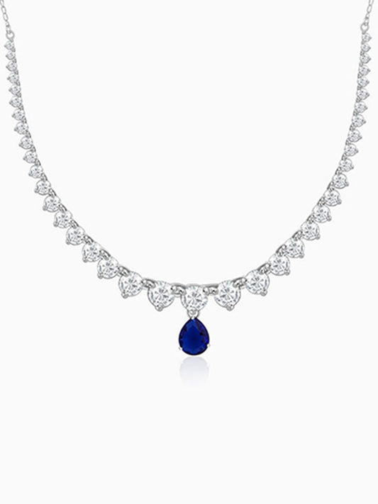 Silver Moonlight Bliss Necklace